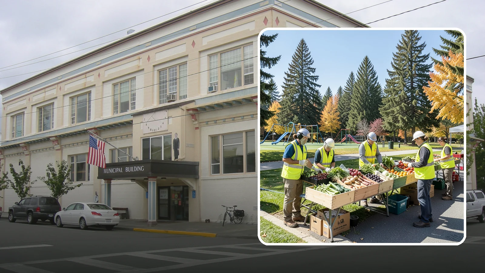Farmers Market Setup in Anacortes, Skagit County, WA - Recurring setup and support for Western Washington municipal farmers markets and public markets.