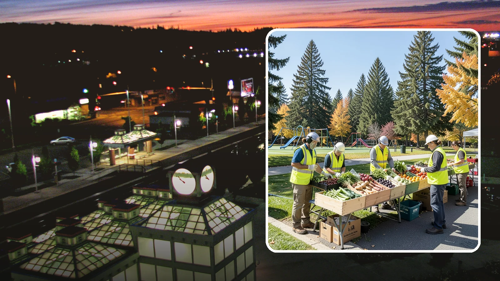 Farmers Market Setup in Auburn, King County, WA - Recurring setup and support for Western Washington municipal farmers markets and public markets.
