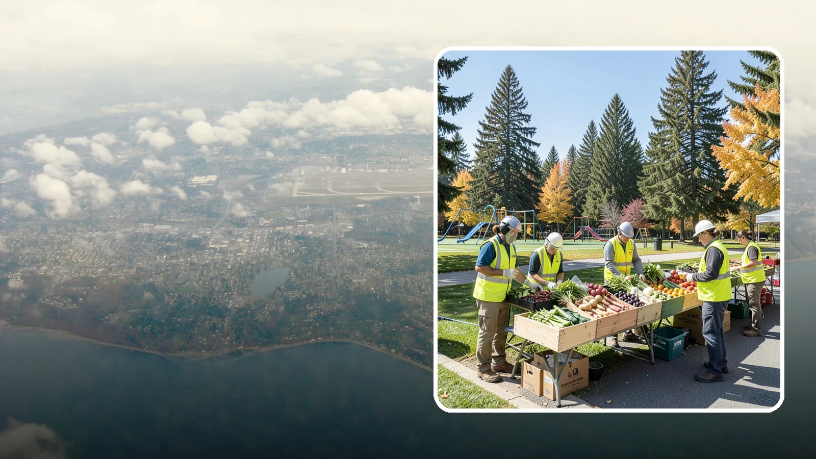 Farmers Market Setup in Burien, King County, WA - Recurring setup and support for Western Washington municipal farmers markets and public markets.