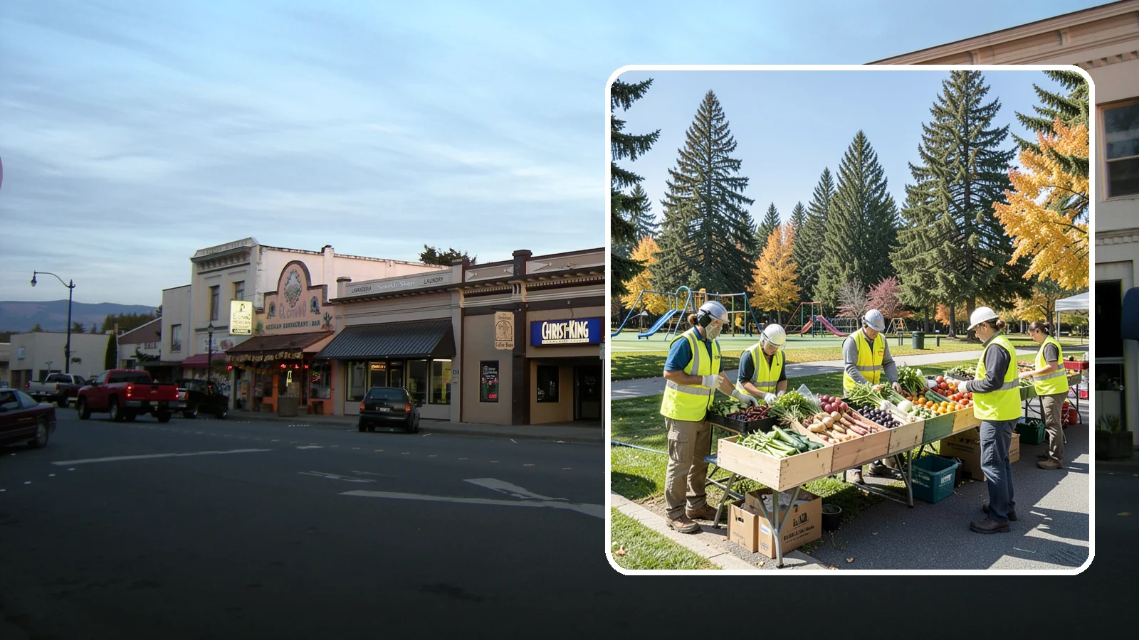 Farmers Market Setup in Burlington, Skagit County, WA - Recurring setup and support for Western Washington municipal farmers markets and public markets.