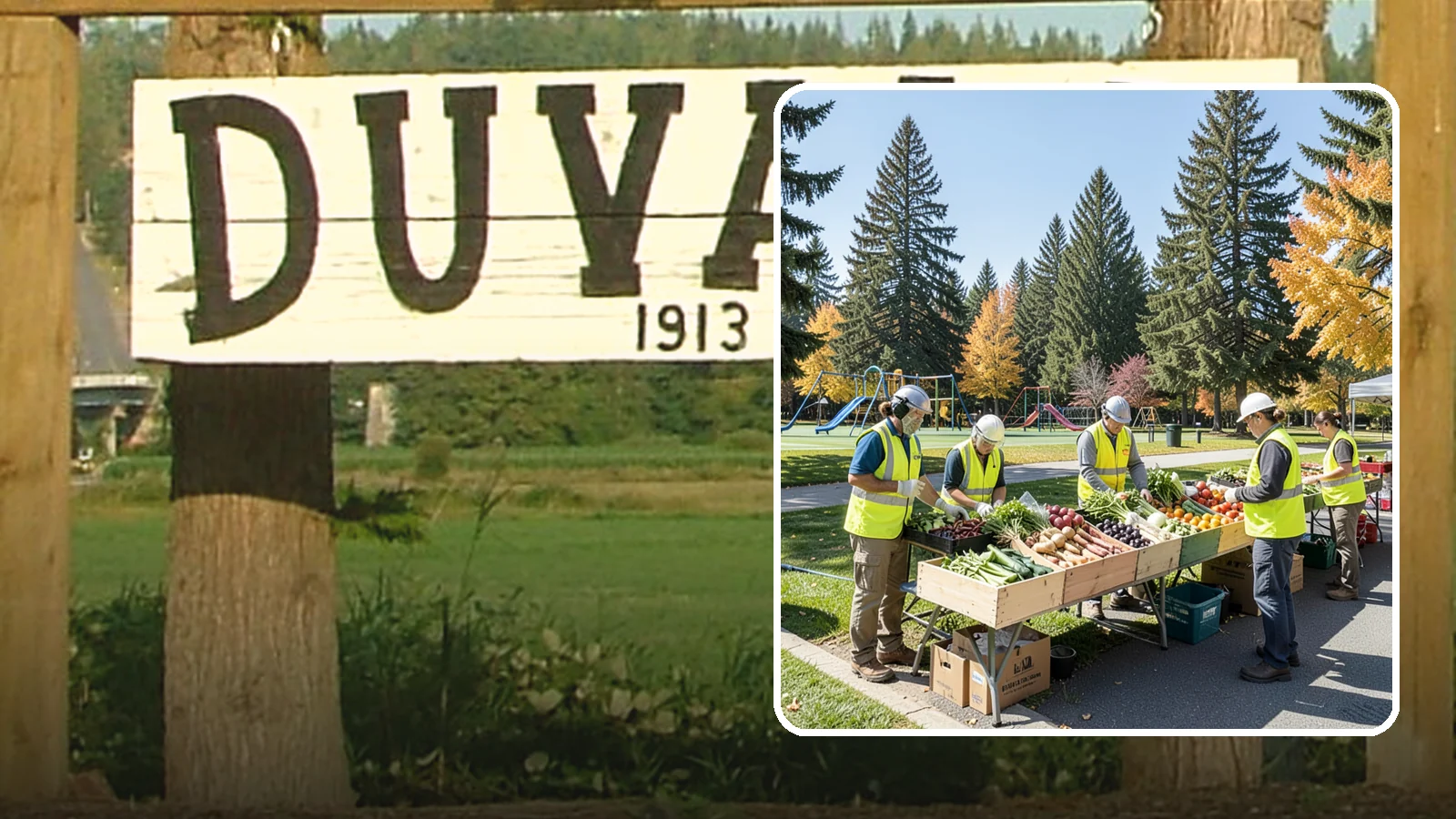 Farmers Market Setup in Duvall, King County, WA - Recurring setup and support for Western Washington municipal farmers markets and public markets.