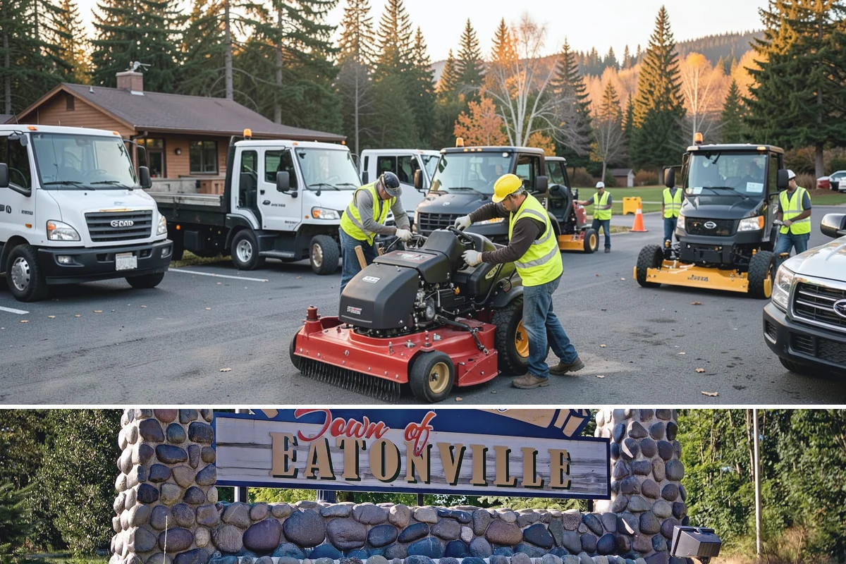 Farmers Market Setup in Eatonville, Pierce County, WA - Most Western Washington markets run weekly from late spring through October's harvest close.