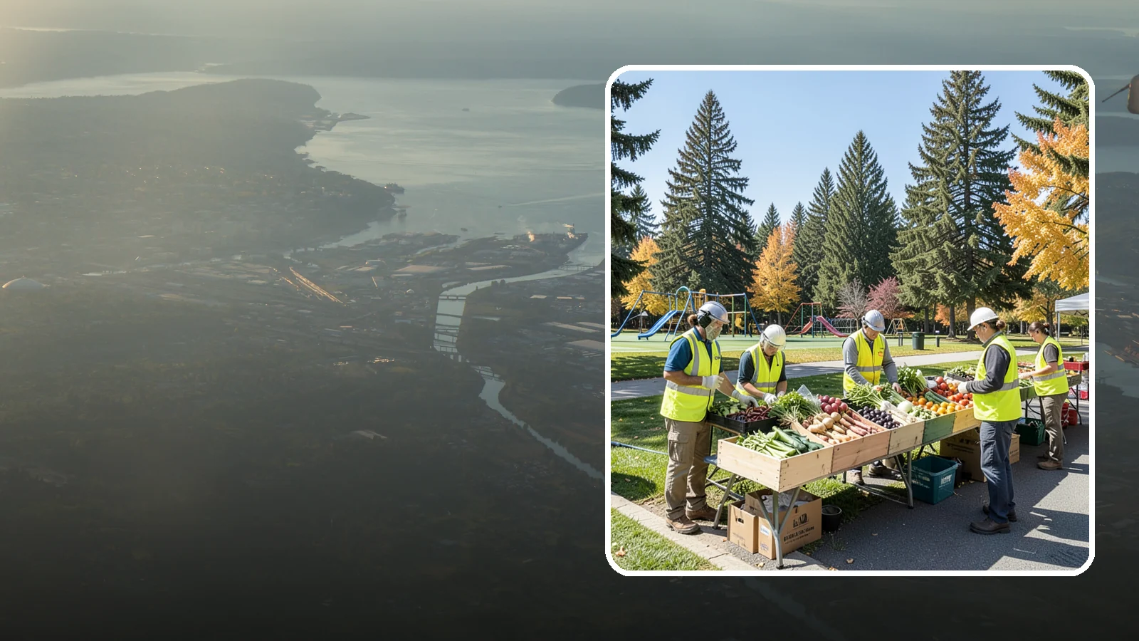 Farmers Market Setup in Fife, Pierce County, WA - Recurring setup and support for Western Washington municipal farmers markets and public markets.