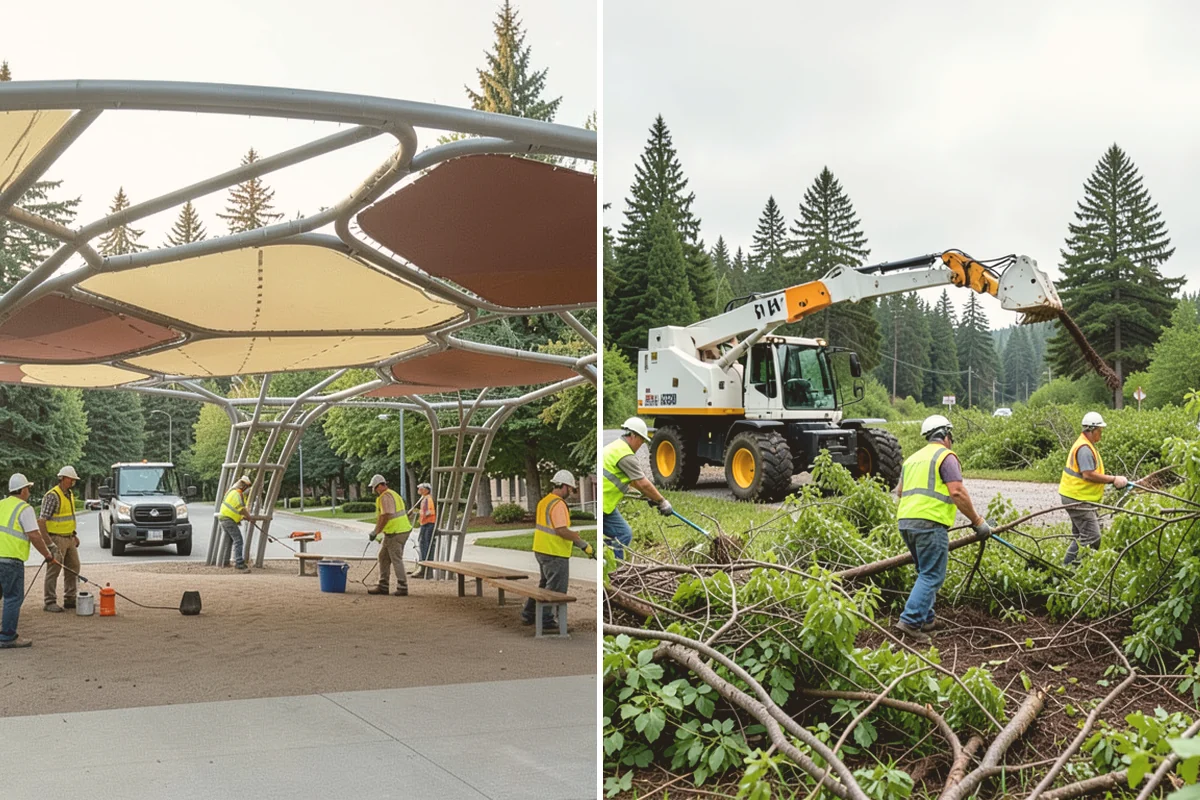 Farmers Market Setup in Fife, Pierce County, WA - Establish the market layout and recurring schedule with the manager