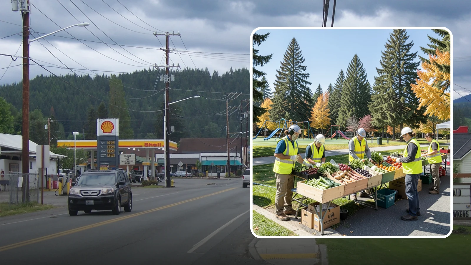 Farmers Market Setup in Granite Falls, Snohomish County, WA - Recurring setup and support for Western Washington municipal farmers markets and public markets.