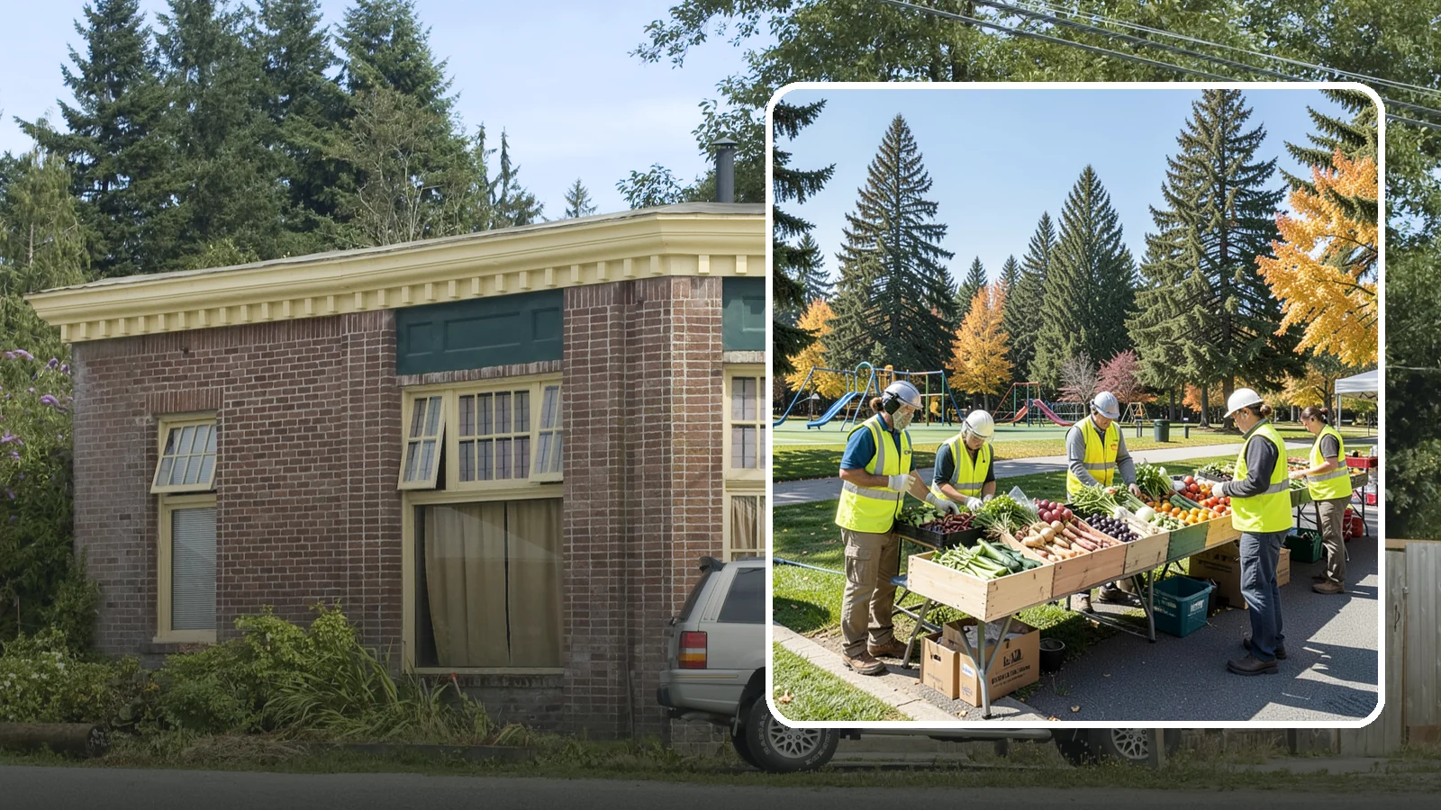 Farmers Market Setup in Hamilton, Skagit County, WA - Recurring setup and support for Western Washington municipal farmers markets and public markets.