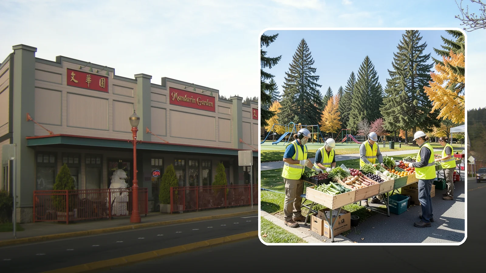 Farmers Market Setup in Issaquah, King County, WA - Recurring setup and support for Western Washington municipal farmers markets and public markets.