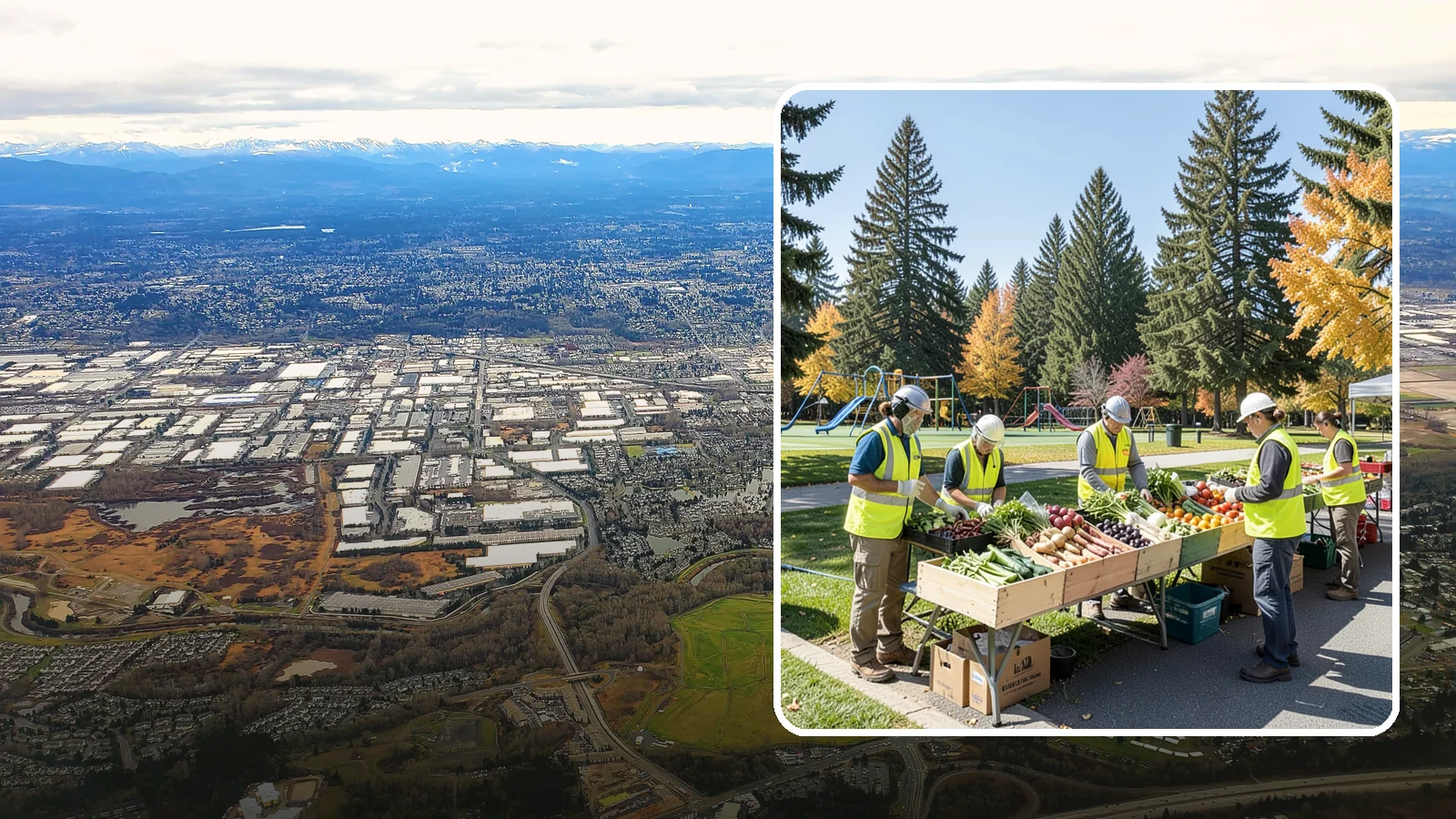 Farmers Market Setup in Kent, King County, WA - Recurring setup and support for Western Washington municipal farmers markets and public markets.