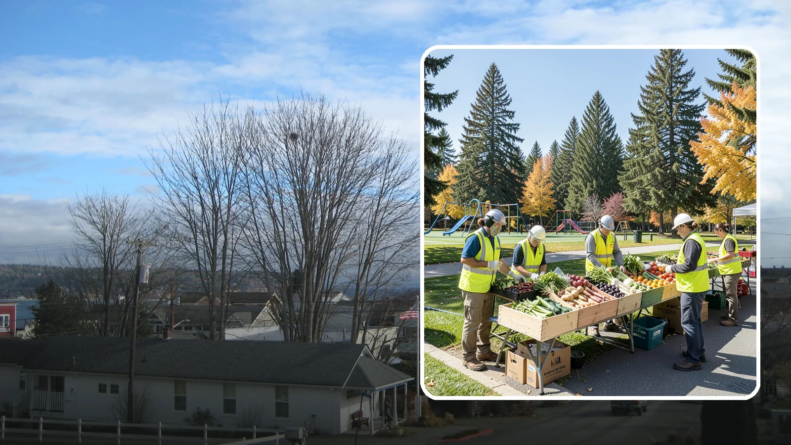 Farmers Market Setup in Langley, Island County, WA - Recurring setup and support for Western Washington municipal farmers markets and public markets.