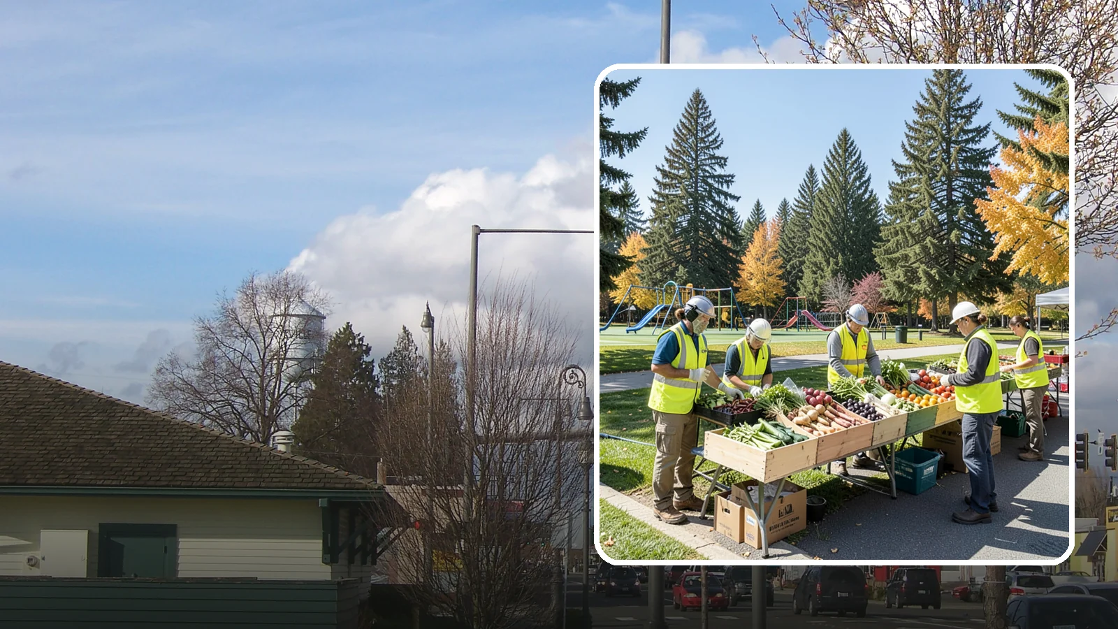 Farmers Market Setup in Marysville, Snohomish County, WA - Recurring setup and support for Western Washington municipal farmers markets and public markets.