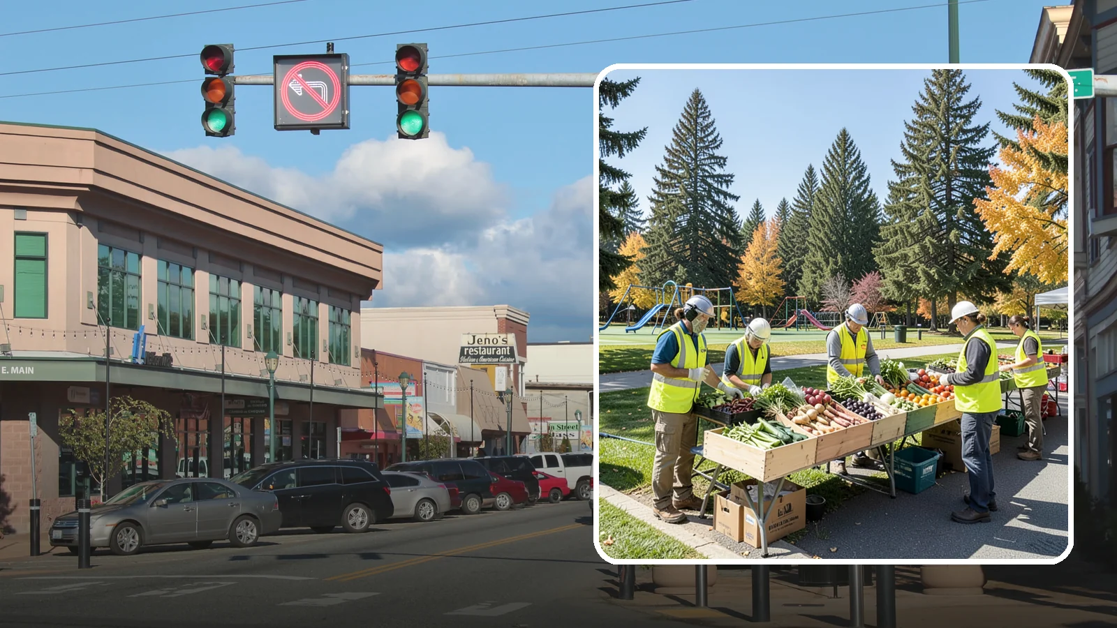 Farmers Market Setup in Monroe, Snohomish County, WA - Recurring setup and support for Western Washington municipal farmers markets and public markets.