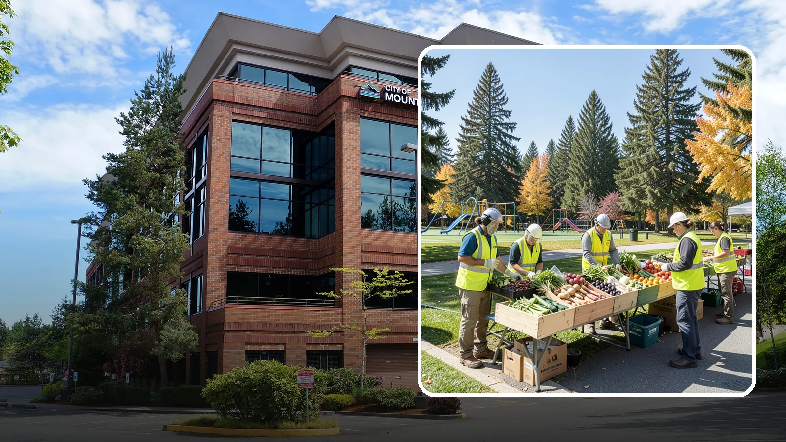 Farmers Market Setup in Mountlake Terrace, Snohomish County, WA - Recurring setup and support for Western Washington municipal farmers markets and public markets.