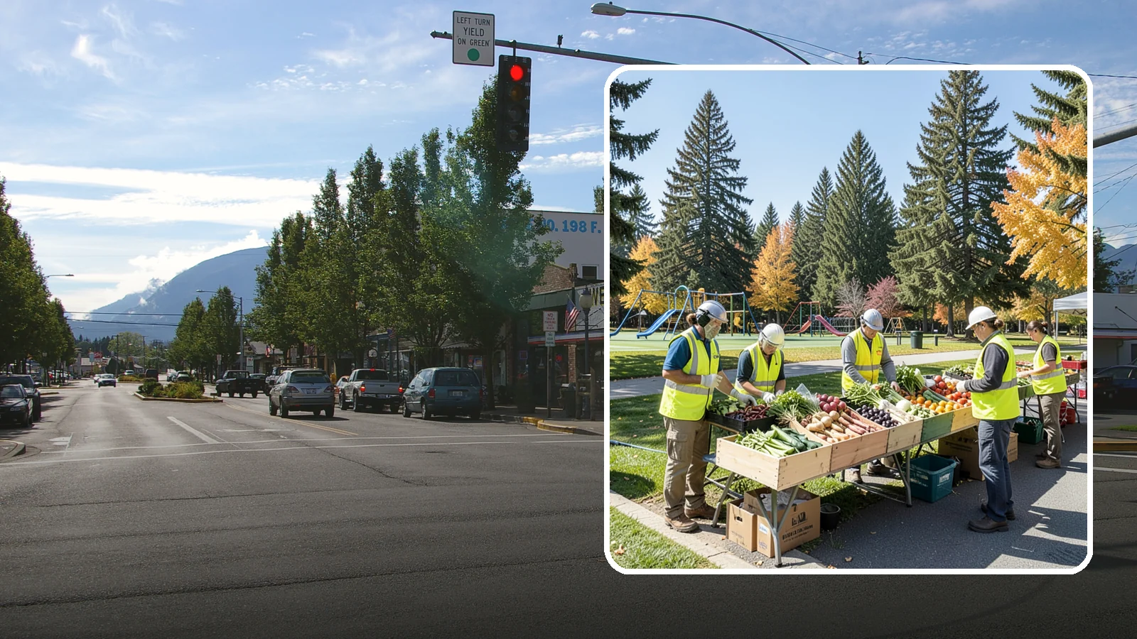 Farmers Market Setup in North Bend, King County, WA - Recurring setup and support for Western Washington municipal farmers markets and public markets.