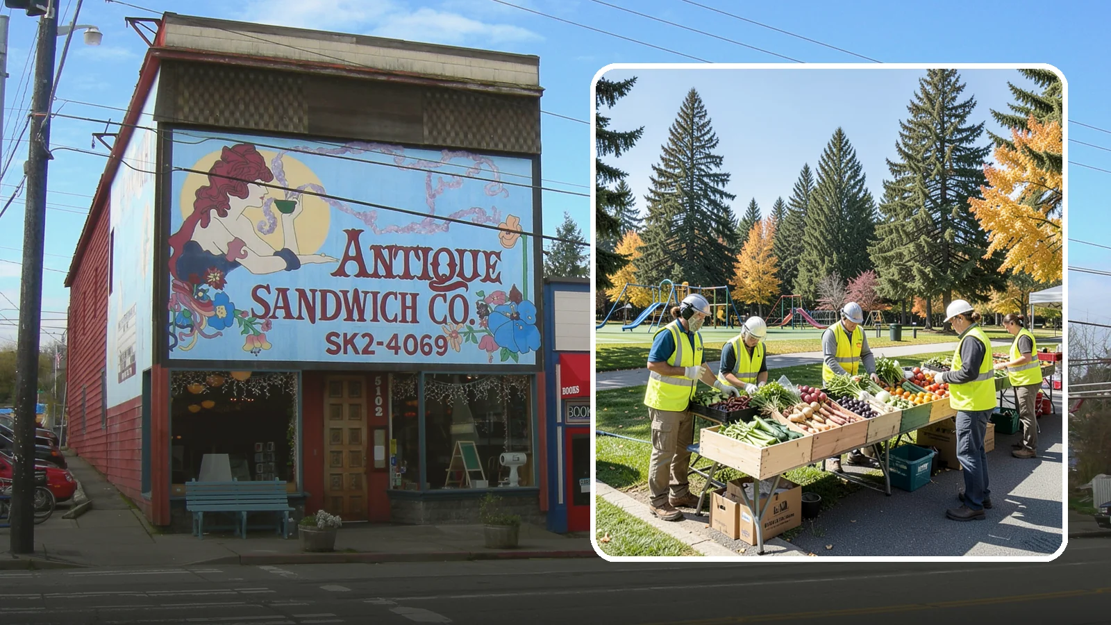 Farmers Market Setup in Ruston, Pierce County, WA - Recurring setup and support for Western Washington municipal farmers markets and public markets.