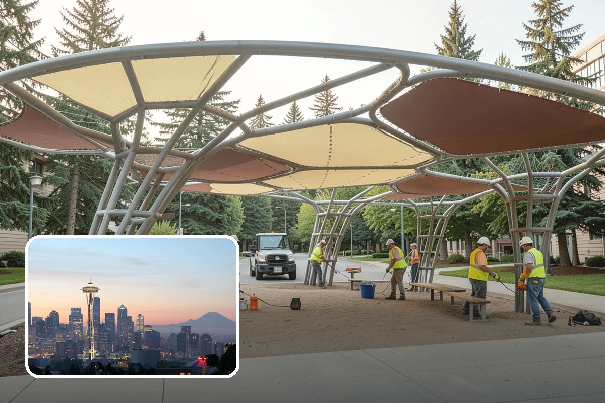 Farmers Market Setup in Seattle, King County, WA - Reliable setup repeated every market day