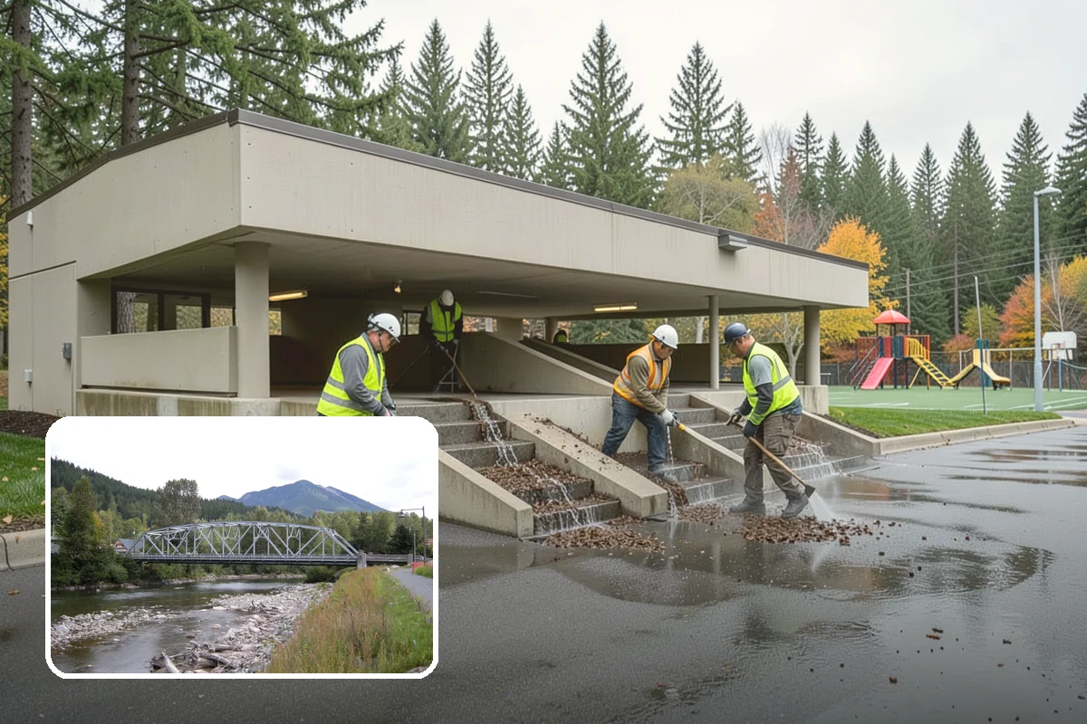 Farmers Market Setup in Skykomish, King County, WA - Reliable setup repeated every market day