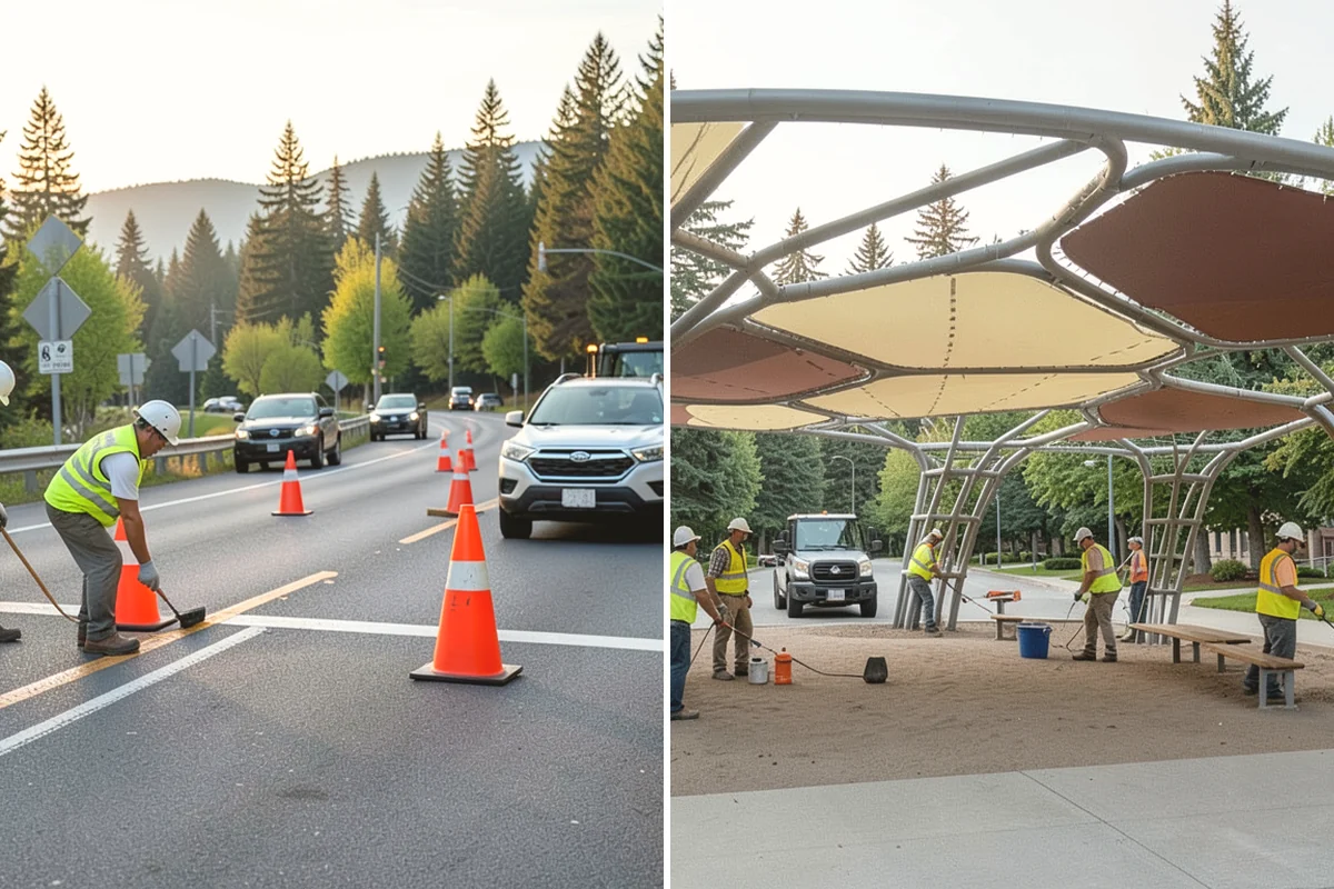Farmers Market Setup in University Place, Pierce County, WA - Establish the market layout and recurring schedule with the manager