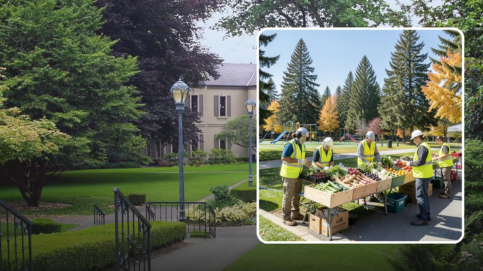 Farmers Market Setup in Woodinville, King County, WA - Recurring setup and support for Western Washington municipal farmers markets and public markets.