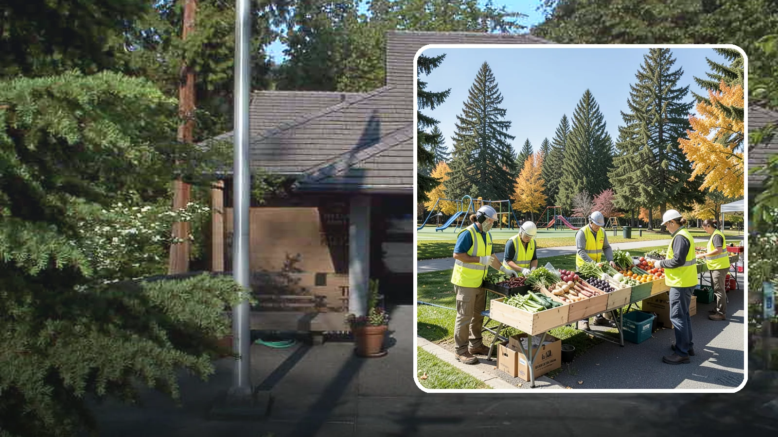 Farmers Market Setup in Yarrow Point, King County, WA - Recurring setup and support for Western Washington municipal farmers markets and public markets.