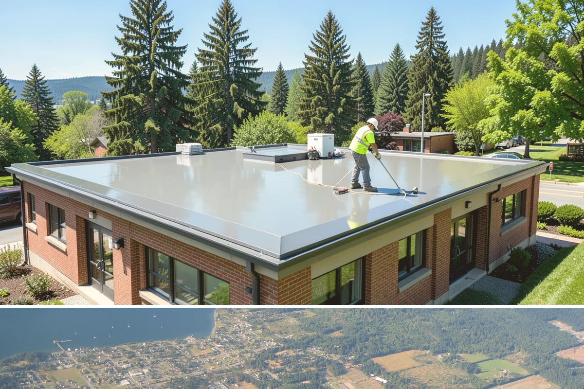 Fascia Replacement in Coupeville, Island County, WA - Replacement is best scheduled during dry summer weather to keep the structure protected during work.