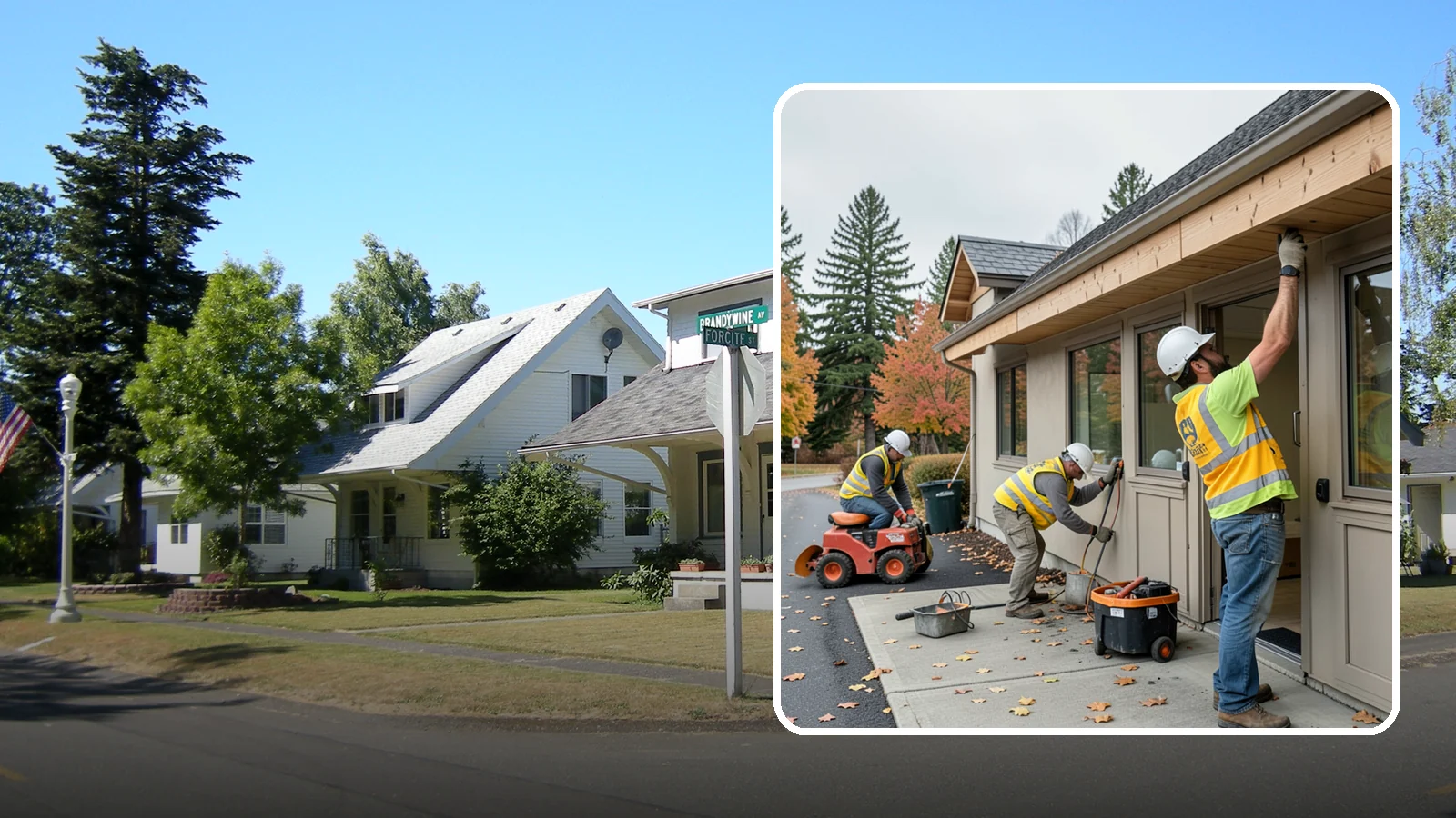 Fascia Replacement in DuPont, Pierce County, WA - Replacement of damaged fascia boards to protect rooflines and drainage on public buildings.