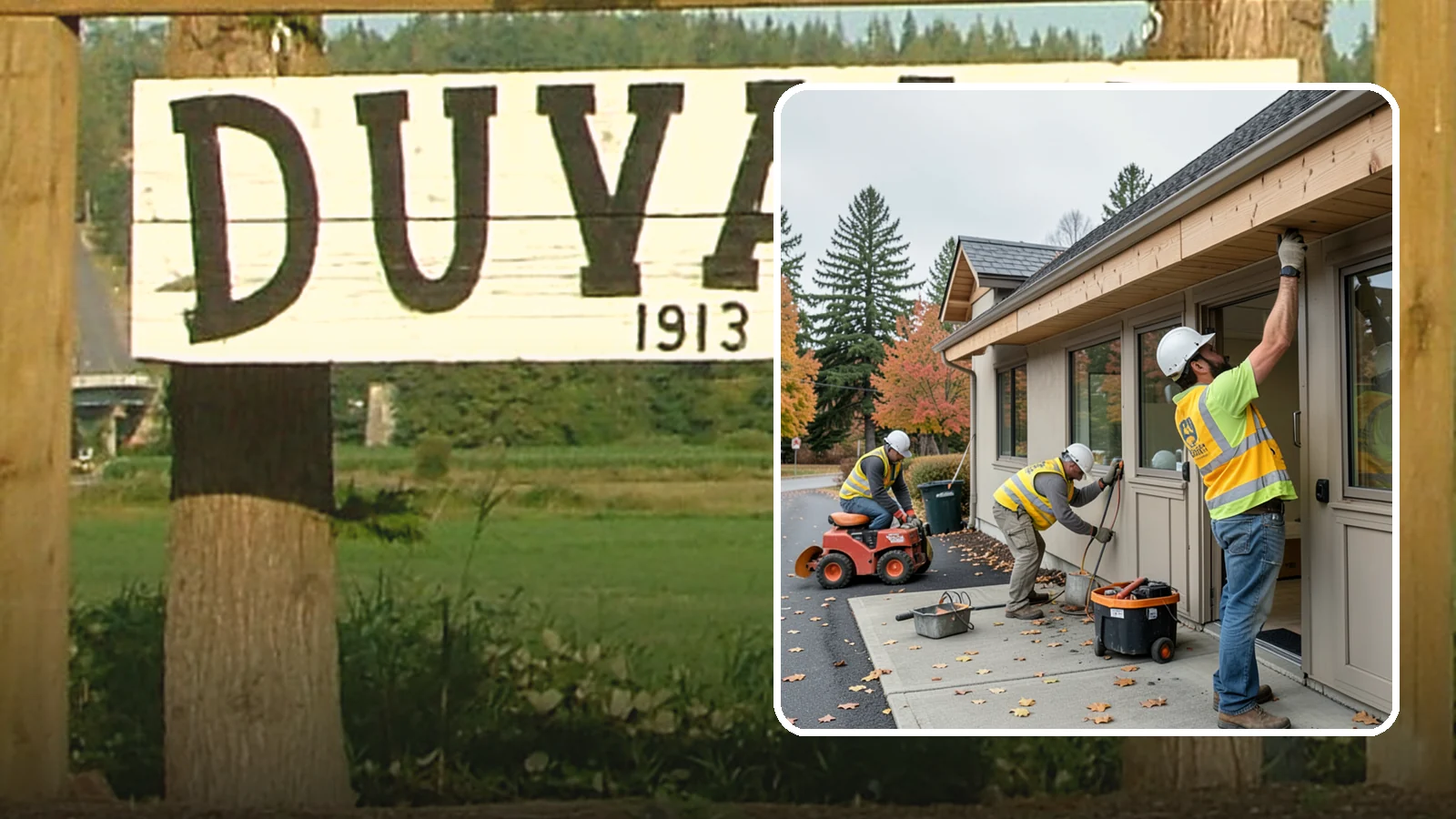Fascia Replacement in Duvall, King County, WA - Replacement of damaged fascia boards to protect rooflines and drainage on public buildings.