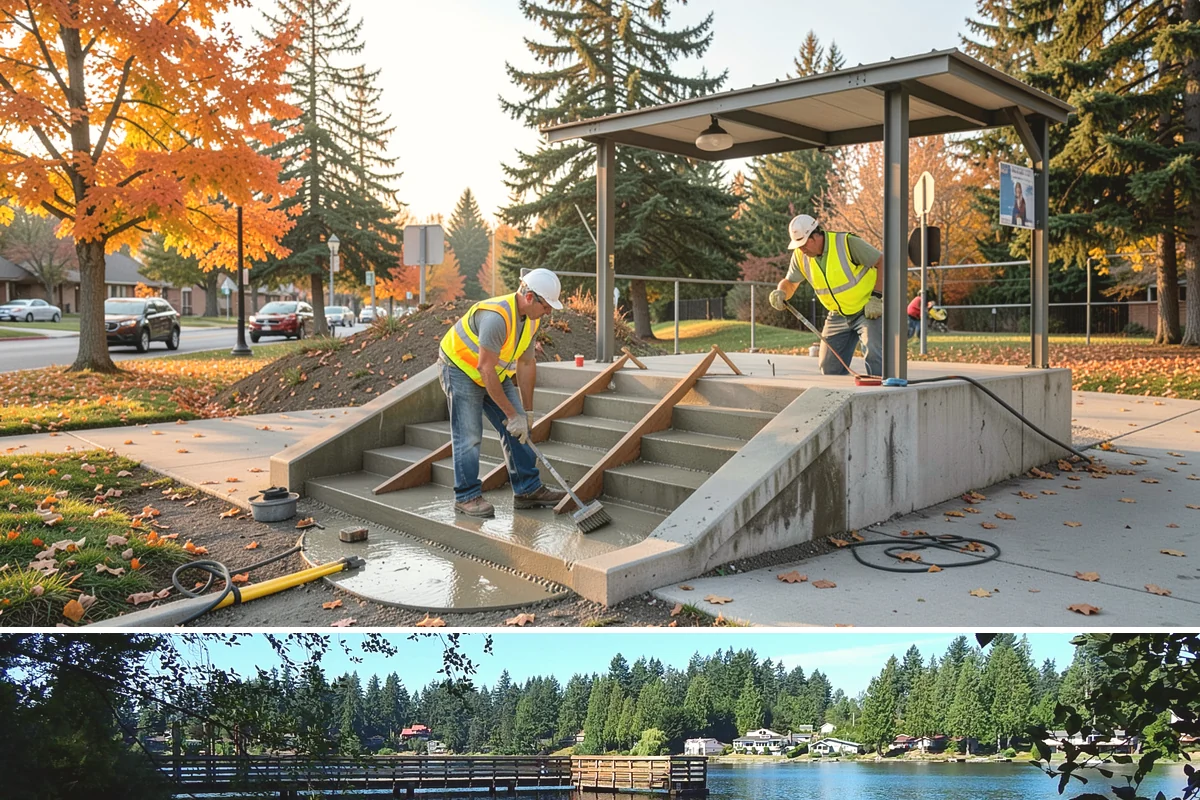 Fascia Replacement in Federal Way, King County, WA - Replacement is best scheduled during dry summer weather to keep the structure protected during work.