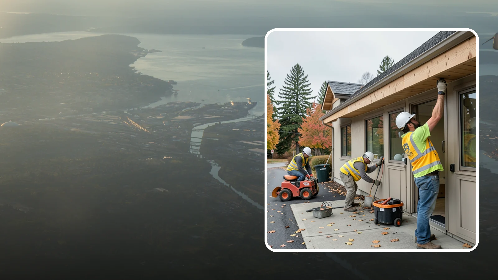 Fascia Replacement in Fife, Pierce County, WA - Replacement of damaged fascia boards to protect rooflines and drainage on public buildings.