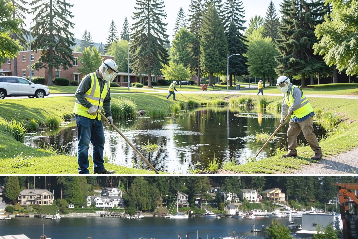 Fascia Replacement in Gig Harbor, Pierce County, WA - Replacement is best scheduled during dry summer weather to keep the structure protected during work.
