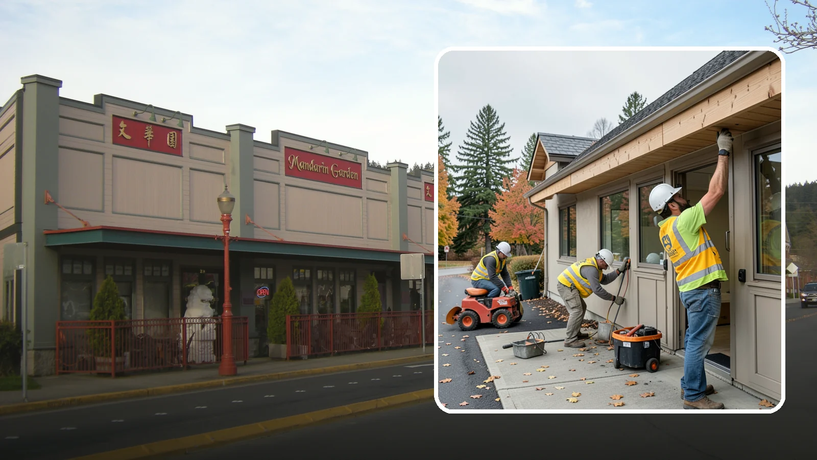 Fascia Replacement in Issaquah, King County, WA - Replacement of damaged fascia boards to protect rooflines and drainage on public buildings.