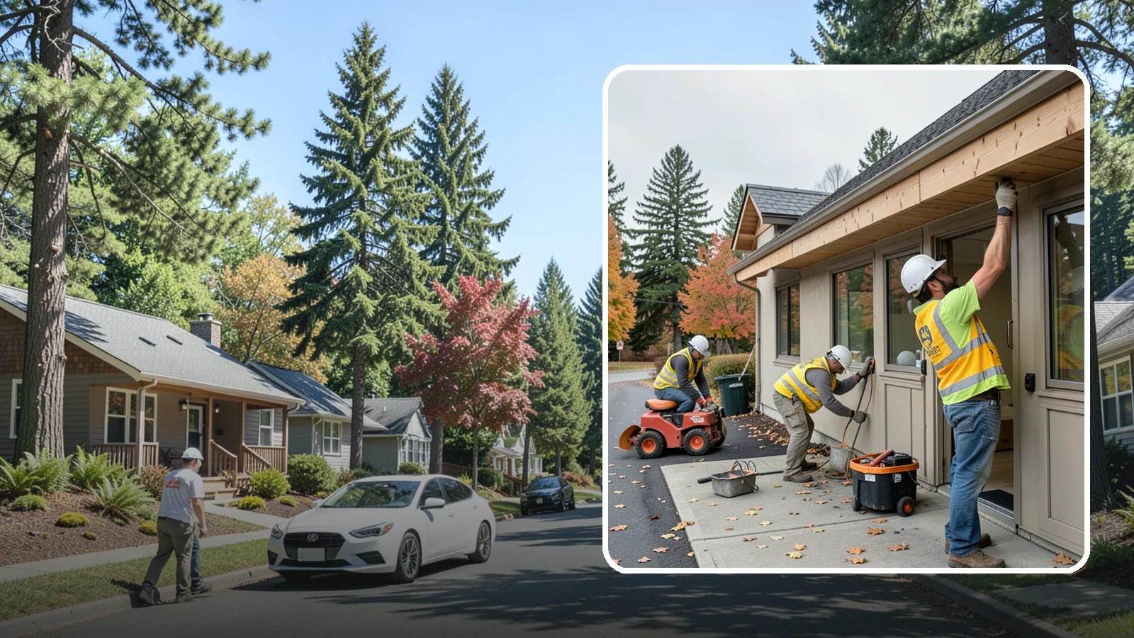 Fascia Replacement in Orting, Pierce County, WA - Replacement of damaged fascia boards to protect rooflines and drainage on public buildings.