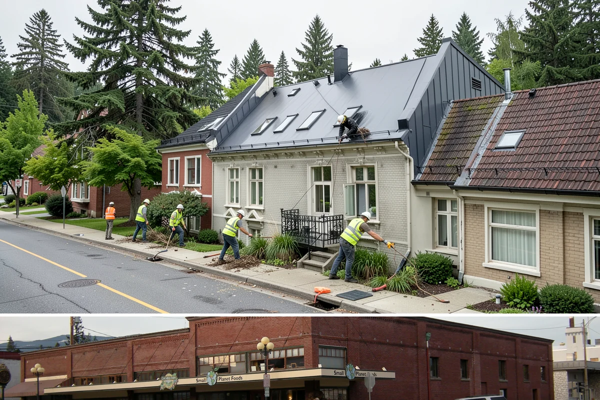 Fascia Replacement in Sedro-Woolley, Skagit County, WA - Replacement is best scheduled during dry summer weather to keep the structure protected during work.
