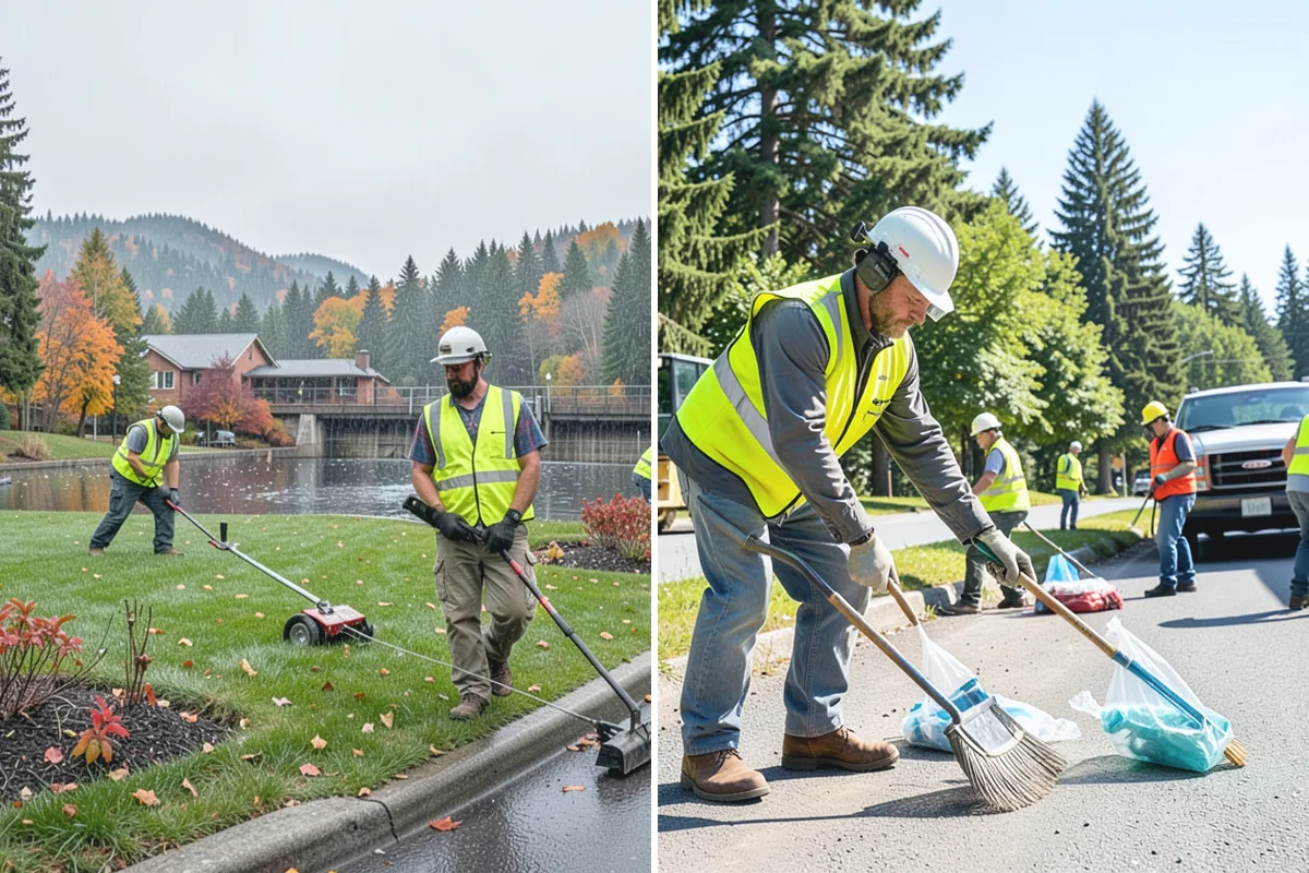 Fence Line Maintenance in Auburn, King County, WA - Walk the fence line to log length, gates, and damage points