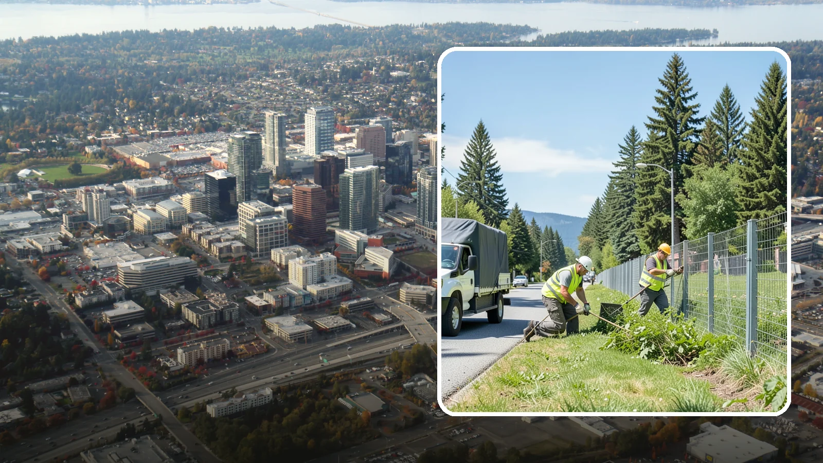 Fence Line Maintenance in Bellevue, King County, WA - Fence line clearing that keeps municipal boundary and right-of-way fencing accessible, functional, and free of vegetative load.