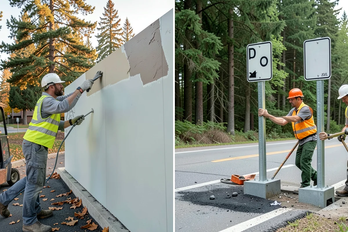 Fence Line Maintenance in Clyde Hill, King County, WA - Walk the fence line to log length, gates, and damage points