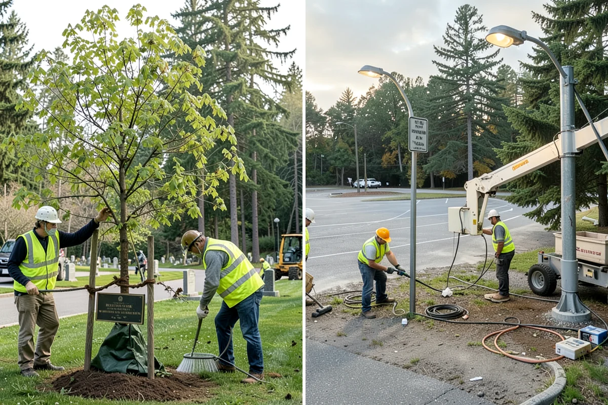 Fence Line Maintenance in Everett, Snohomish County, WA - Walk the fence line to log length, gates, and damage points