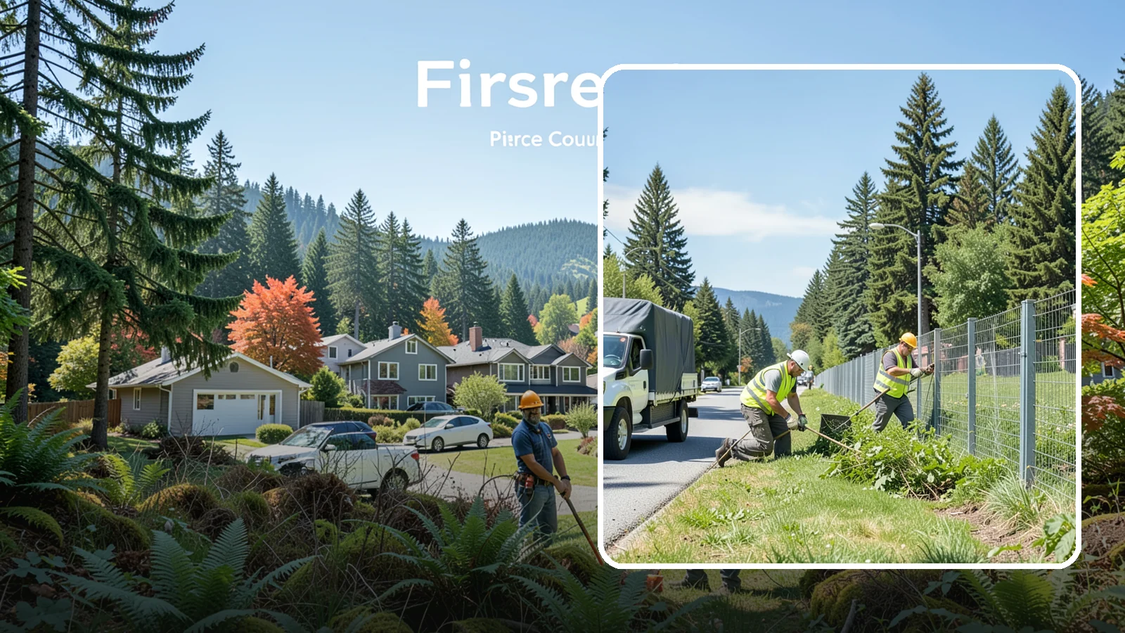 Fence Line Maintenance in Fircrest, Pierce County, WA - Fence line clearing that keeps municipal boundary and right-of-way fencing accessible, functional, and free of vegetative load.