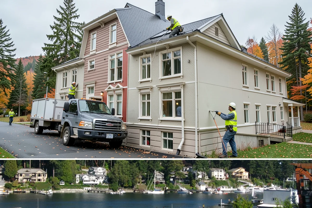 Fence Line Maintenance in Gig Harbor, Pierce County, WA - Fence line work is most effective in late spring and again in early fall to control the heaviest growth flushes and prepare...
