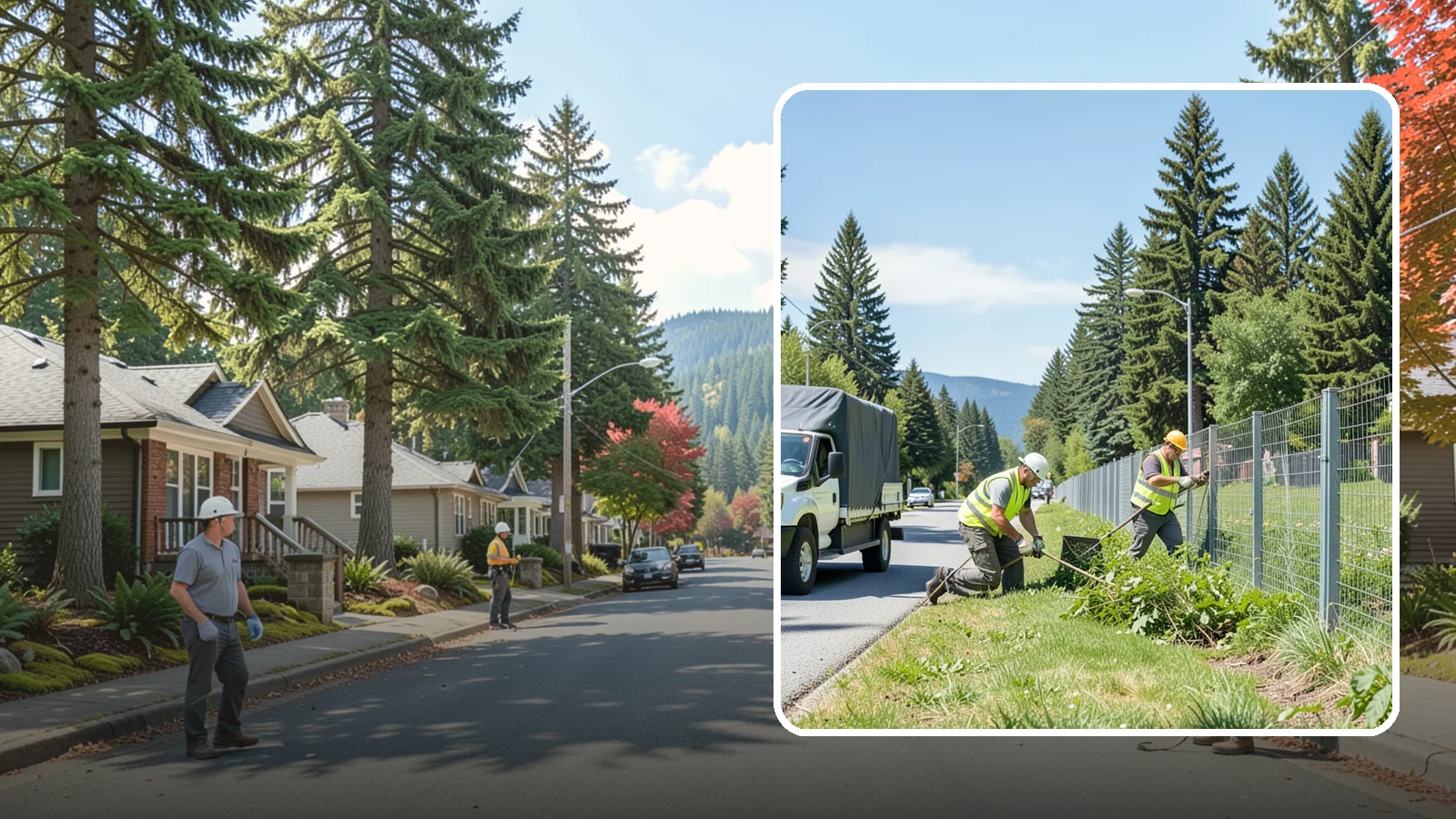 Fence Line Maintenance in Hunts Point, King County, WA - Fence line clearing that keeps municipal boundary and right-of-way fencing accessible, functional, and free of vegetative load.