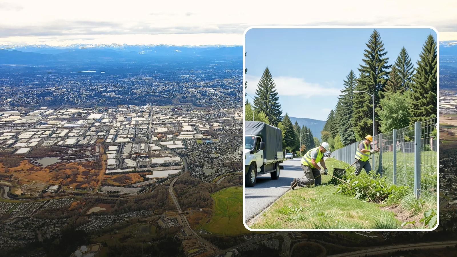 Fence Line Maintenance in Kent, King County, WA - Fence line clearing that keeps municipal boundary and right-of-way fencing accessible, functional, and free of vegetative load.