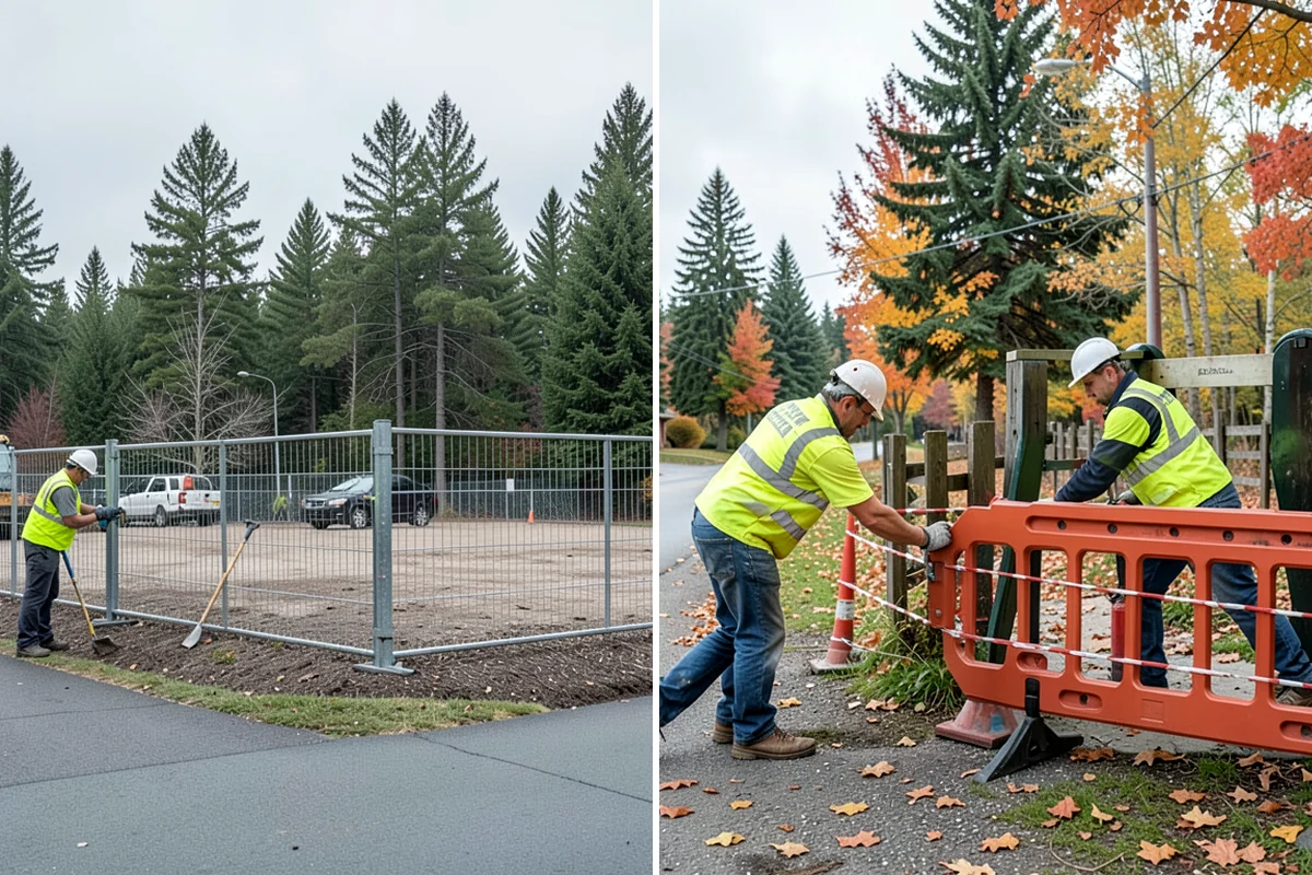 Fence Line Maintenance in Maple Valley, King County, WA - Walk the fence line to log length, gates, and damage points