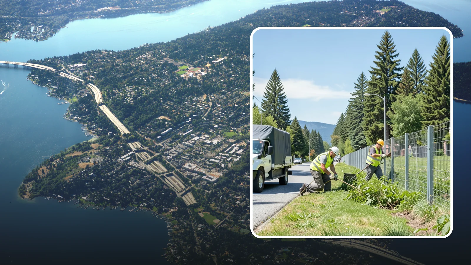 Fence Line Maintenance in Mercer Island, King County, WA - Fence line clearing that keeps municipal boundary and right-of-way fencing accessible, functional, and free of vegetative load.
