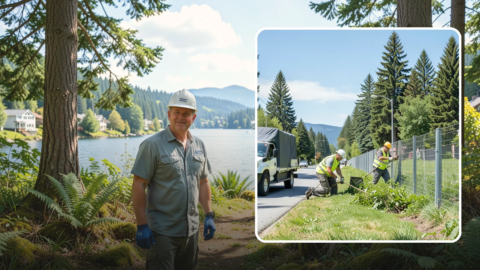 Fence Line Maintenance in Milton, King County, WA - Fence line clearing that keeps municipal boundary and right-of-way fencing accessible, functional, and free of vegetative load.