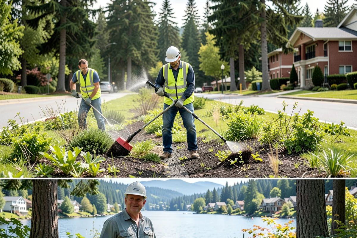 Fence Line Maintenance in Milton, King County, WA - Fence line work is most effective in late spring and again in early fall to control the heaviest growth flushes and prepare...