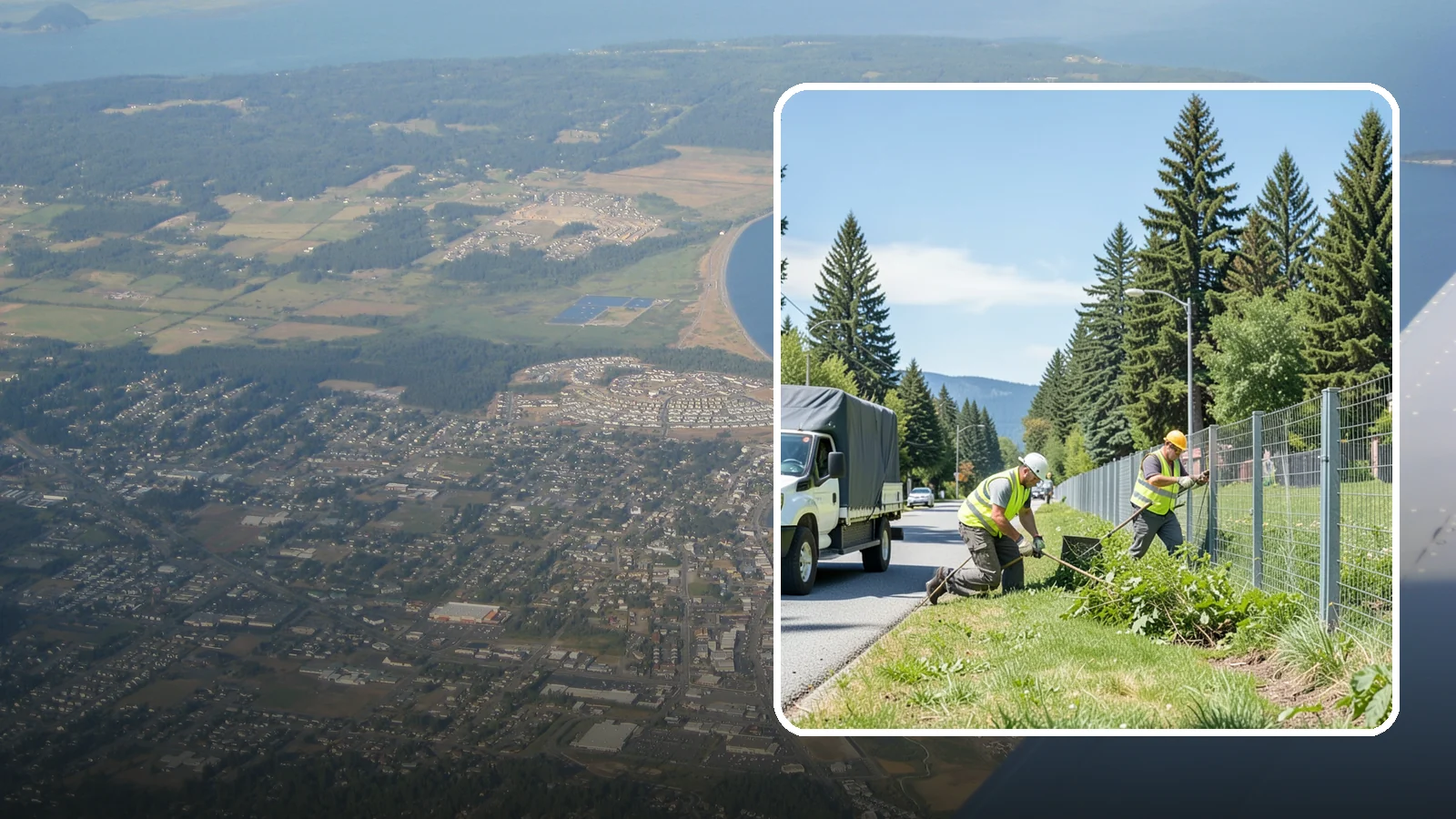 Fence Line Maintenance in Oak Harbor, Island County, WA - Fence line clearing that keeps municipal boundary and right-of-way fencing accessible, functional, and free of vegetative load.