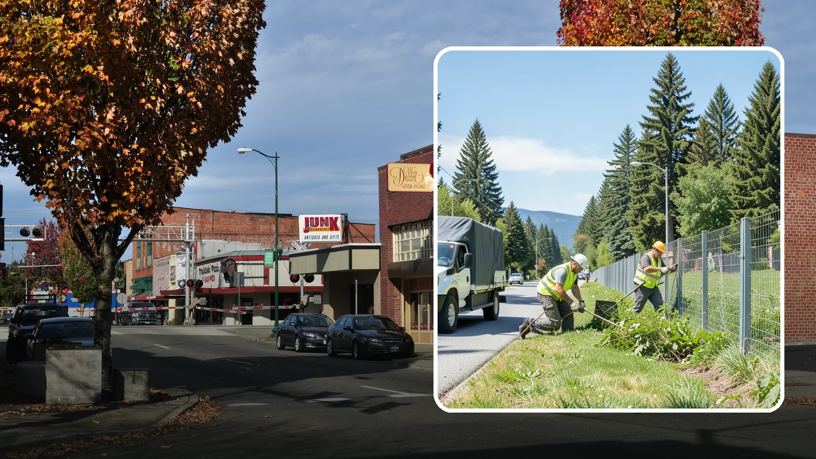 Fence Line Maintenance in Puyallup, Pierce County, WA - Fence line clearing that keeps municipal boundary and right-of-way fencing accessible, functional, and free of vegetative load.