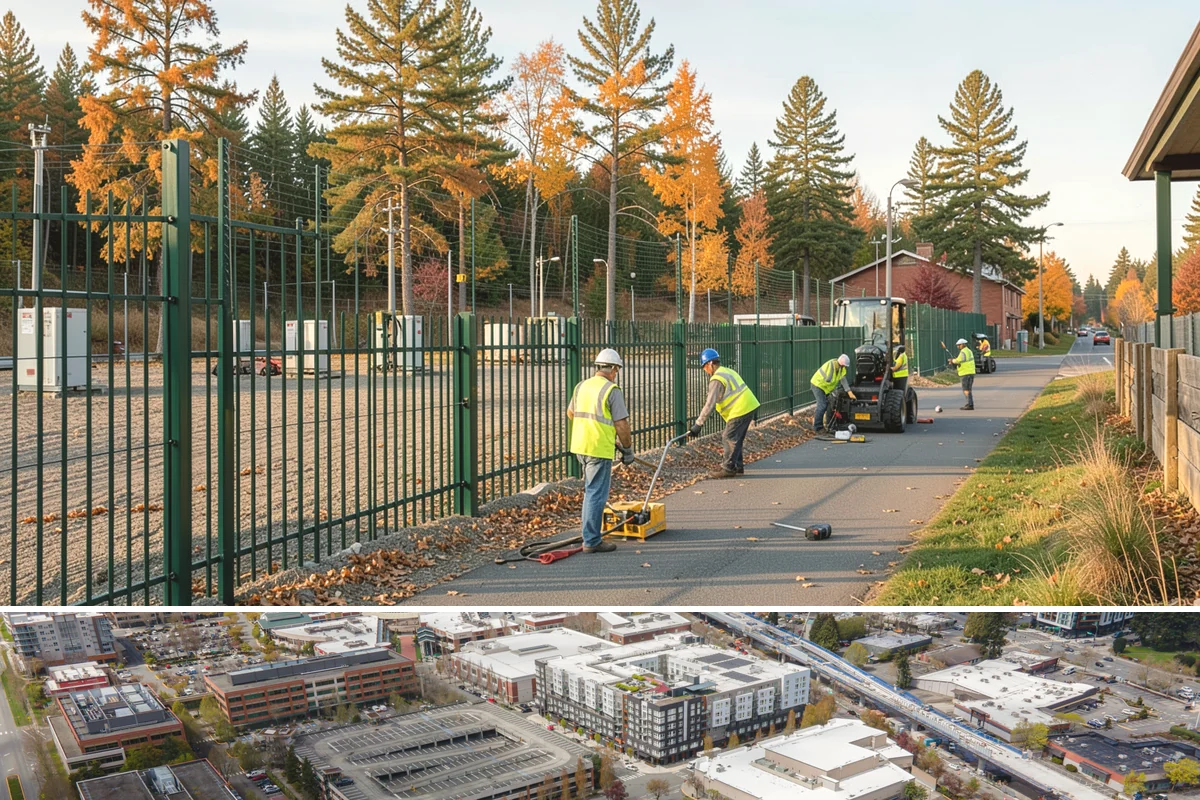 Fence Line Maintenance in Redmond, King County, WA - Fence line work is most effective in late spring and again in early fall to control the heaviest growth flushes and prepare...