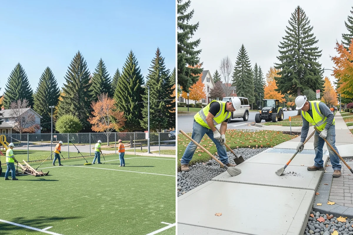 Fence Repairs in Auburn, King County, WA - Inspect the damage and identify materials and failure cause