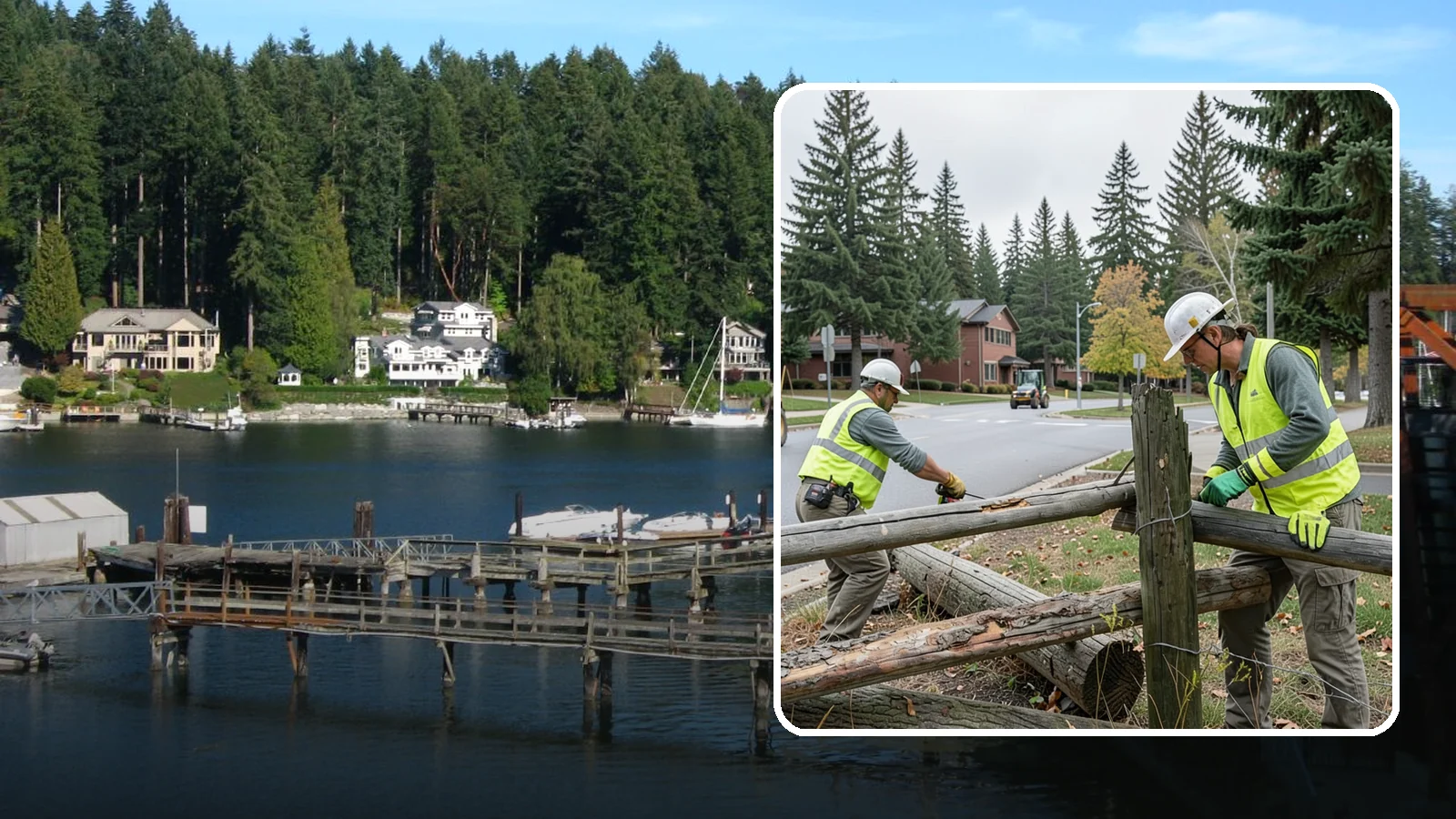 Fence Repairs in Gig Harbor, Pierce County, WA - Repair damaged public fencing to restore security, safety, and appearance across your facilities.