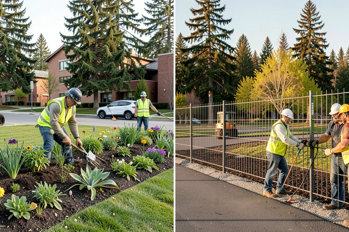 Fence Repairs in Puyallup, Pierce County, WA - Inspect the damage and identify materials and failure cause